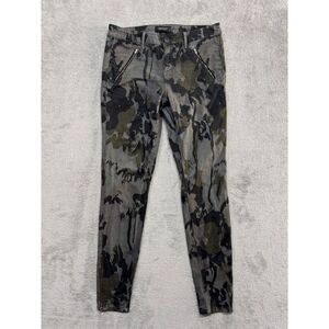 Habitual Amalia Hi Rise Zip Skinny Camo Jeans‎ Size 29 Womens Measured 31x29